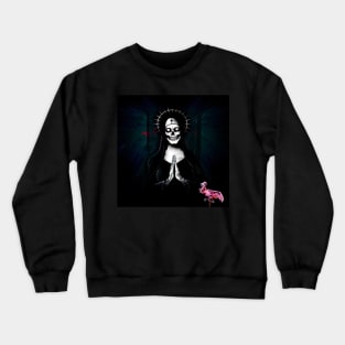 DBF Skull Nun Tee Crewneck Sweatshirt